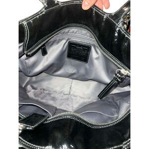 Coach Signature Madison Sateen Tote Shoulder Handbag Purse 14138